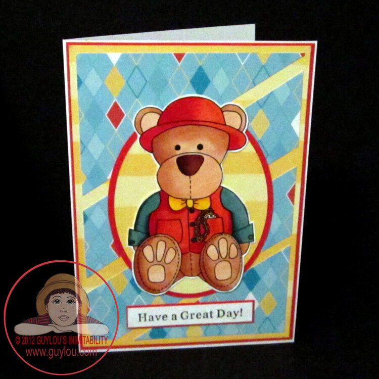 Grandpa Bear - BD Card