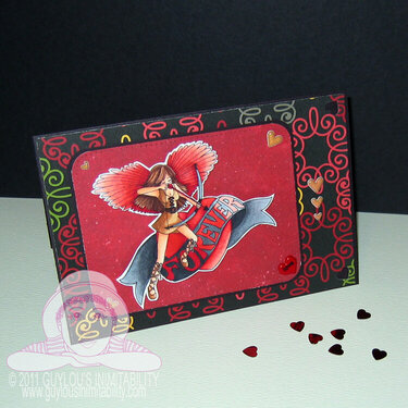Cupid &amp; Forever Heart - Valentine&#039;s Card