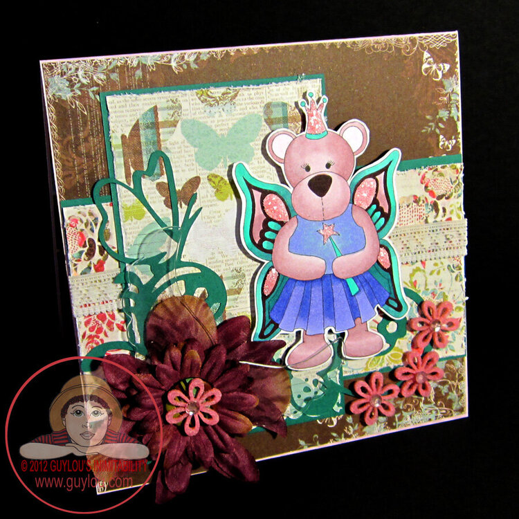 Fairy Bear - Birthday Card