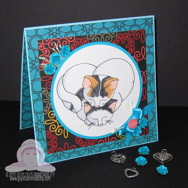 Heart Shaped Kittens - Valentine&#039;s Card