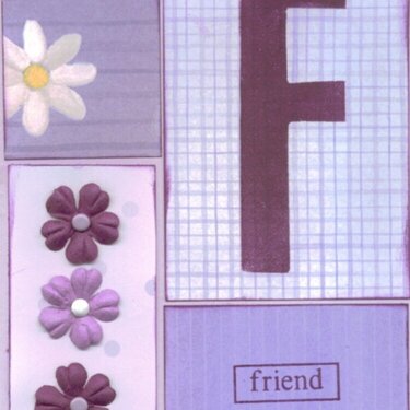 Friend card