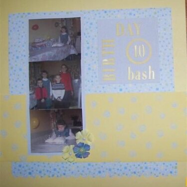 Scraplift Challenge #41~Birthday Bash