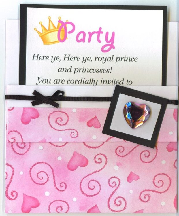 Princess Tea Party Invite