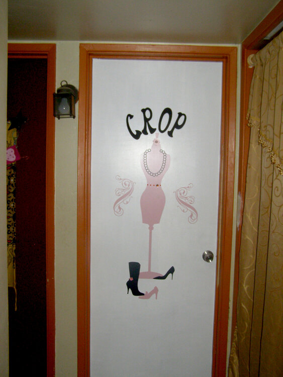 My Scraproom Door