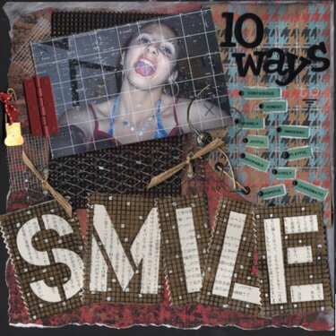 10 WAYS TO SMILE... URBAN GRUNGE KIT..