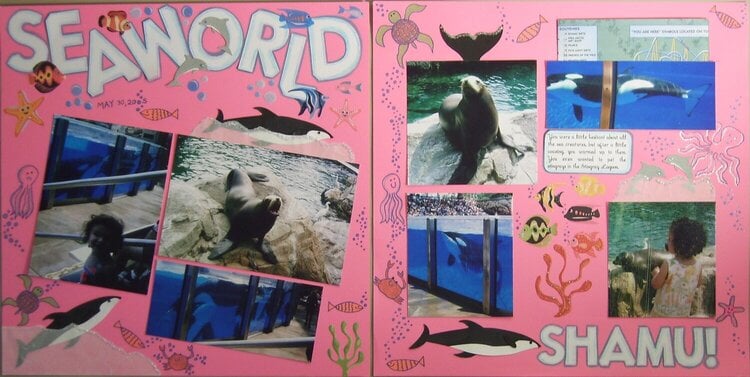 SeaWorld (2 page spread)