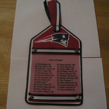 football swap (Patriots) tag