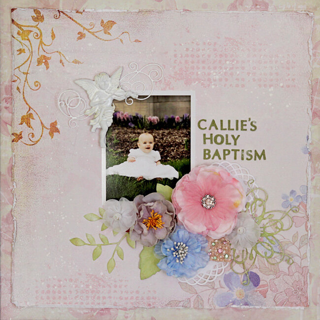 Callie&#039;s Holy Baptism - C&#039;est Magnifique October Kit