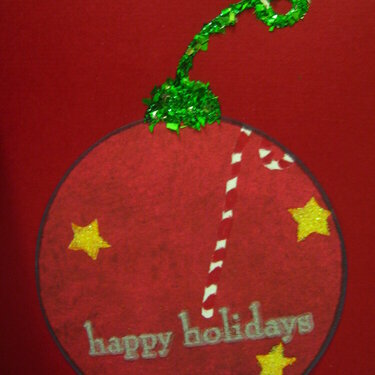 Christmas Ornament Card