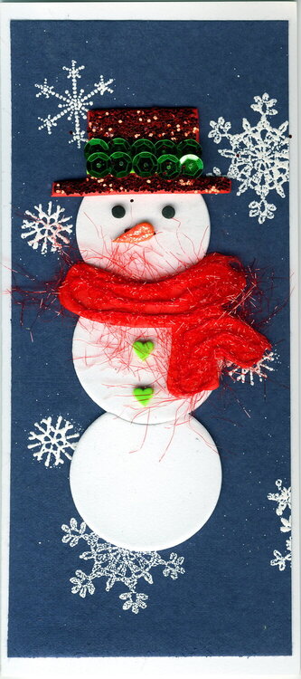 Snowman Christmas Card #3