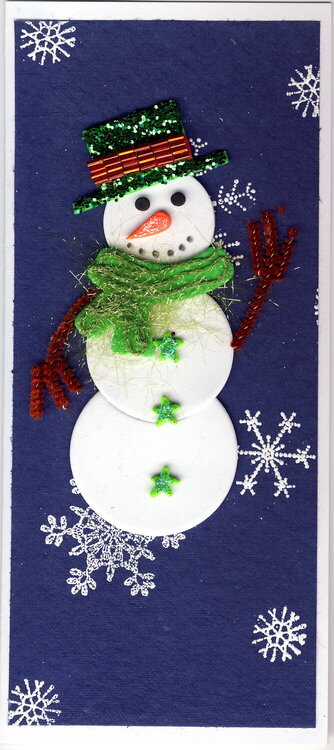 Snowman Christmas Card #5