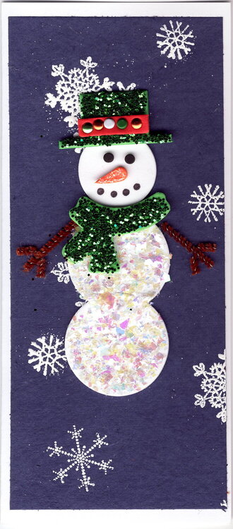 Snowman Christmas Card #7