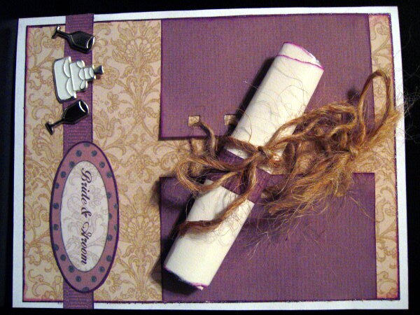 Bride &amp; Groom Wedding Card