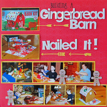 Building a Gingerbread Barn