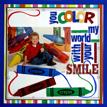 You Color my World with your Smile
