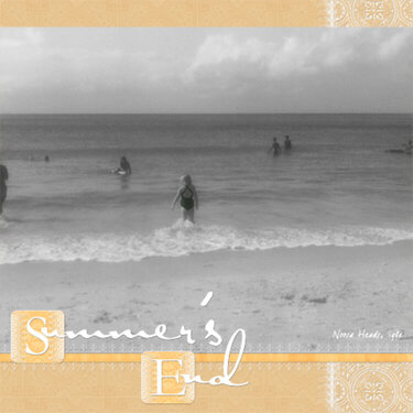 Beach Bum at Summer&#039;s End