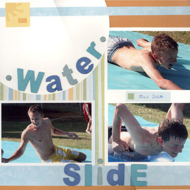 water slide