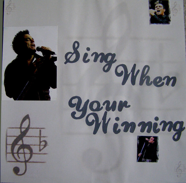 Sing when your winning