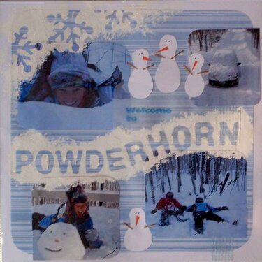 Powderhorn...snow!