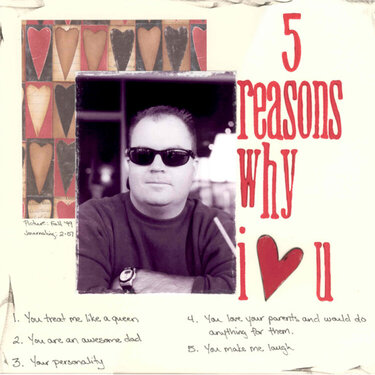 5 reasons why I love you