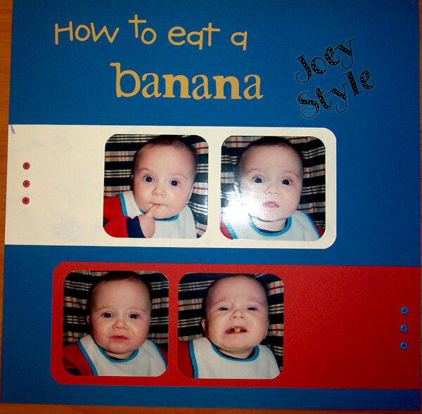 How to eat a banana Joey style p1
