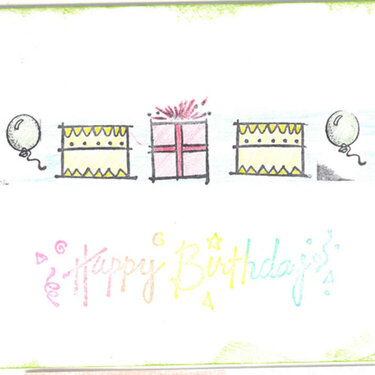 Happy birthday card