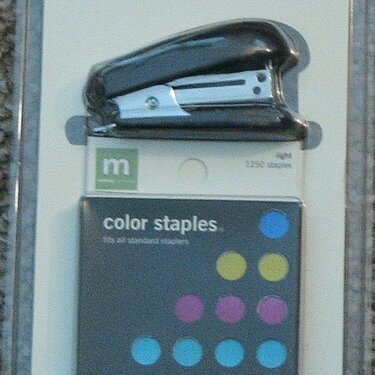 MM Stapler and Color Staples