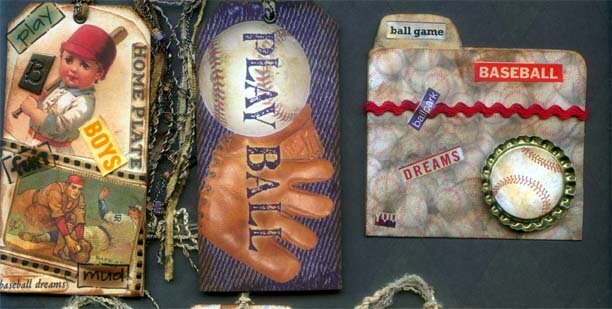 Baseball Tags and Folder