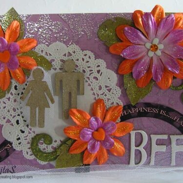 BFF Wedding Card