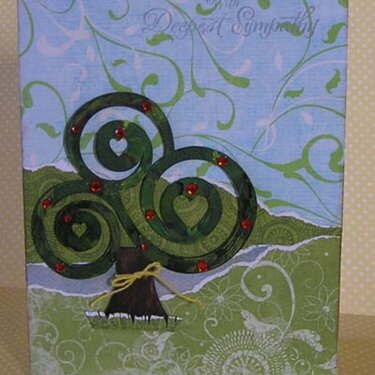 Living Memorial Sympathy Card