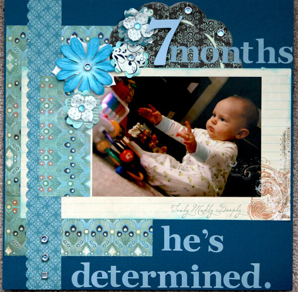7 Months - he&#039;s determined.