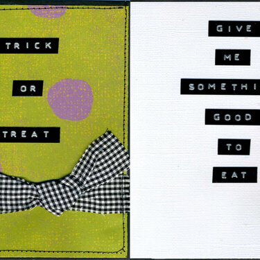 Trick or Treat  **Rusty Pickle** card