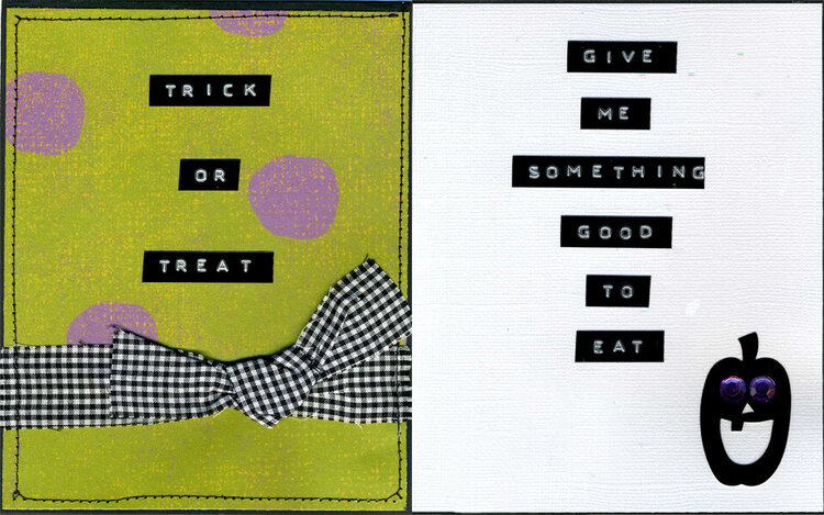 Trick or Treat  **Rusty Pickle** card