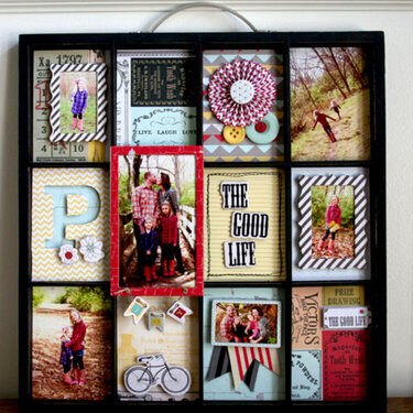 CHA SUMMER &quot;The Good Life shadowbox&quot; Fancy Pants Designs