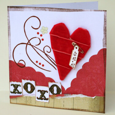 Fancy Pants Designs - XOXO card