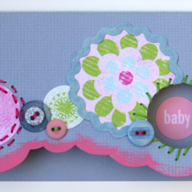 Fancy Pants Designs - baby card