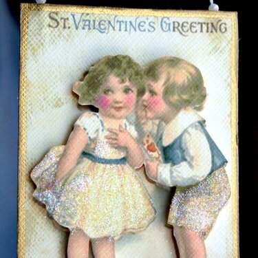 Vintage Valentine&#039;s Day ATC