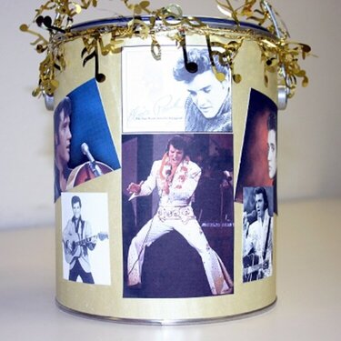 Elvis Fanatic Paint Can