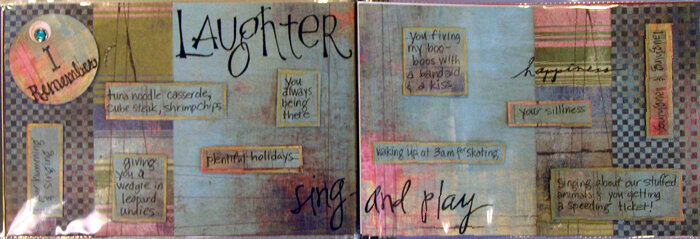 I Remember - for mom - 2 page lo