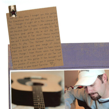 a guy &amp;amp; his guitar journaling tag