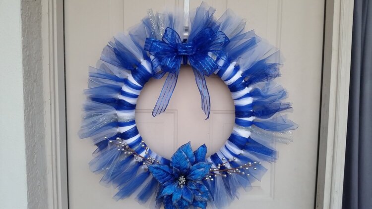 UK Wildcat Christmas Wreath