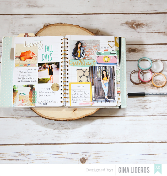 October Planner page