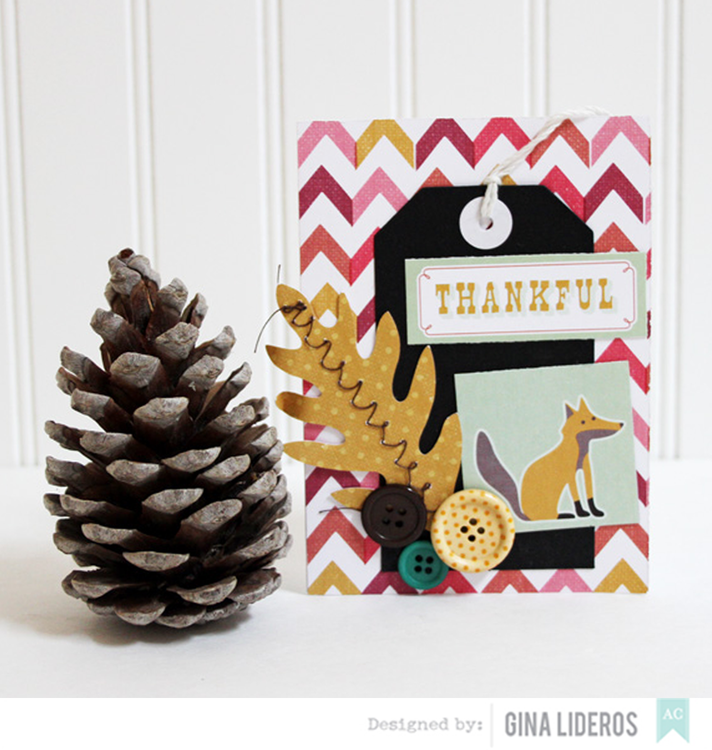 Thankful Card *American Crafts DT