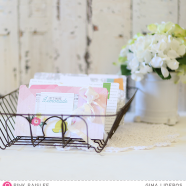 Repurposed Dish Rack with handmade file folders