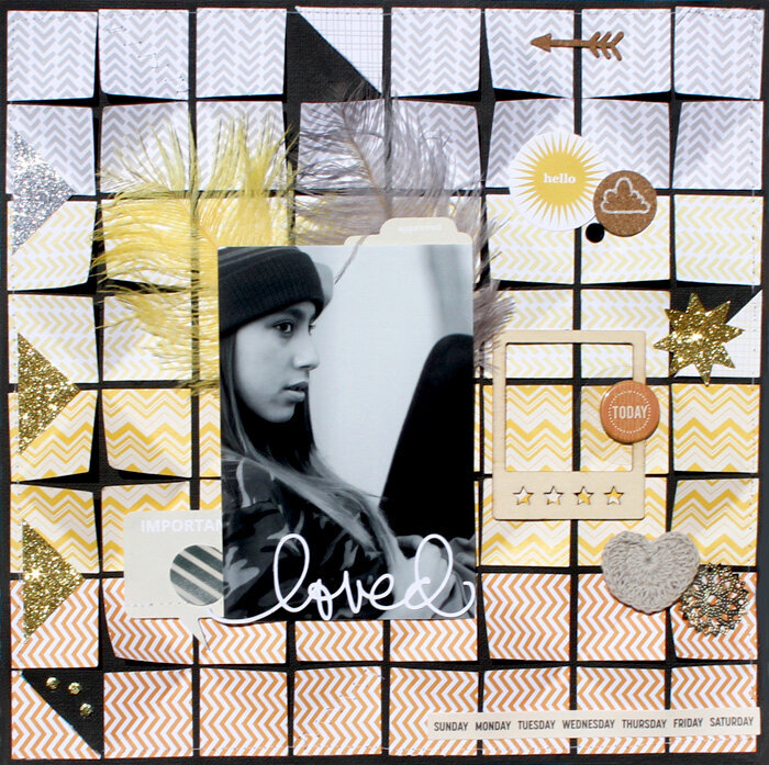 Loved Layout *Life Paper Scrapbook