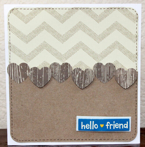 Hello friend card