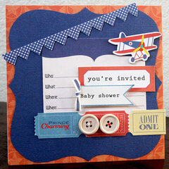 you're invited baby shower card