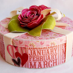 floral gift box  **Purple Onion Designs**