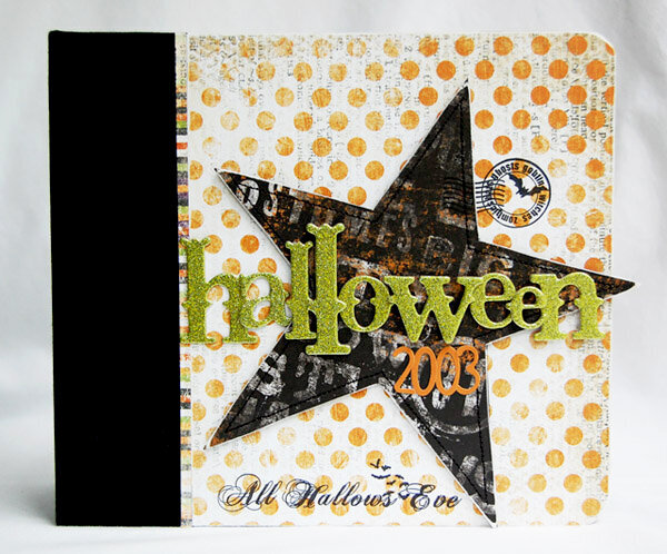 Halloween 2003 mini album  *Pink Paislee*