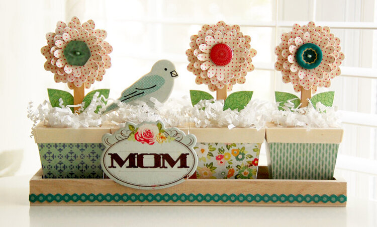 Flower Pots for Mom  **Crate Paper**